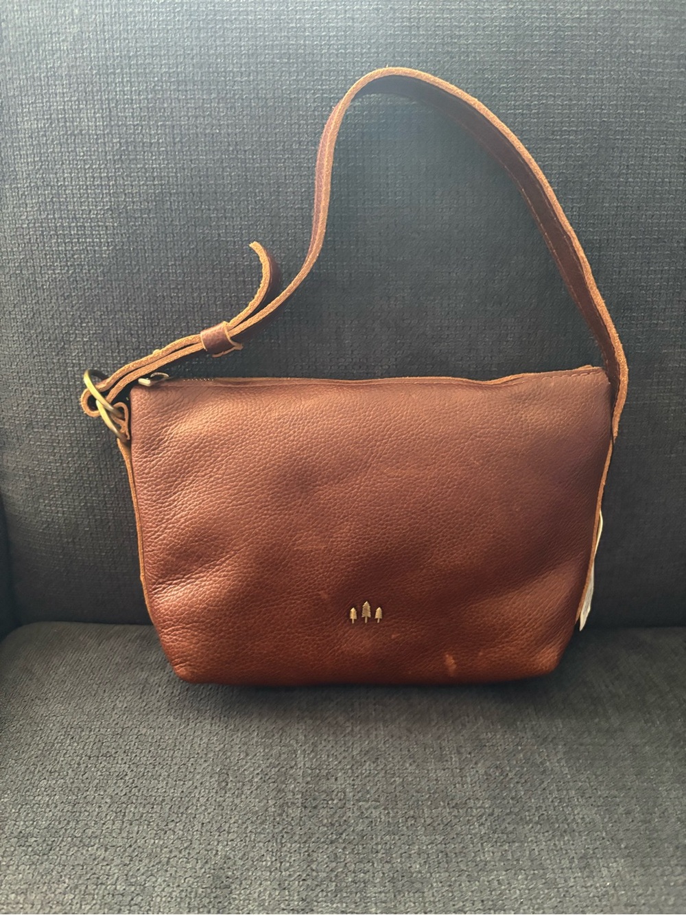 NWT Portland Leather Small Slouchy Shoulder Bag Asheville